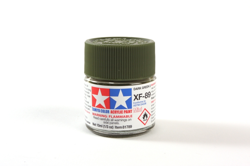 XF-89 DARK GREEN ACRYLIC 10ML - TAMIYA PAINT