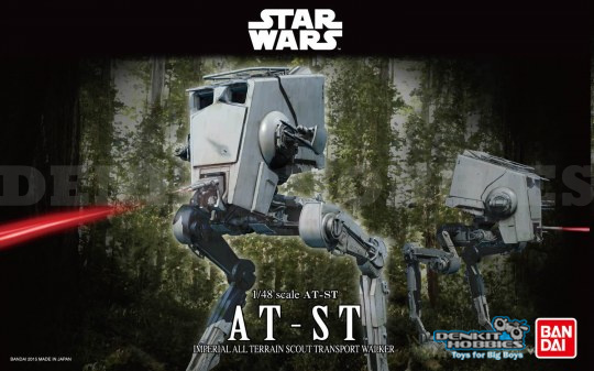 AT-ST STAR WARS BANDAI PLASTIC MODEL KIT 1/48 REVELL