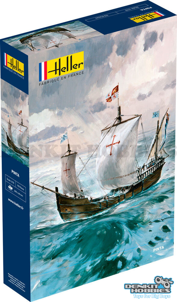 PINTA 1491 PLASTIC MODEL KIT 1/75 SCALE HELLER