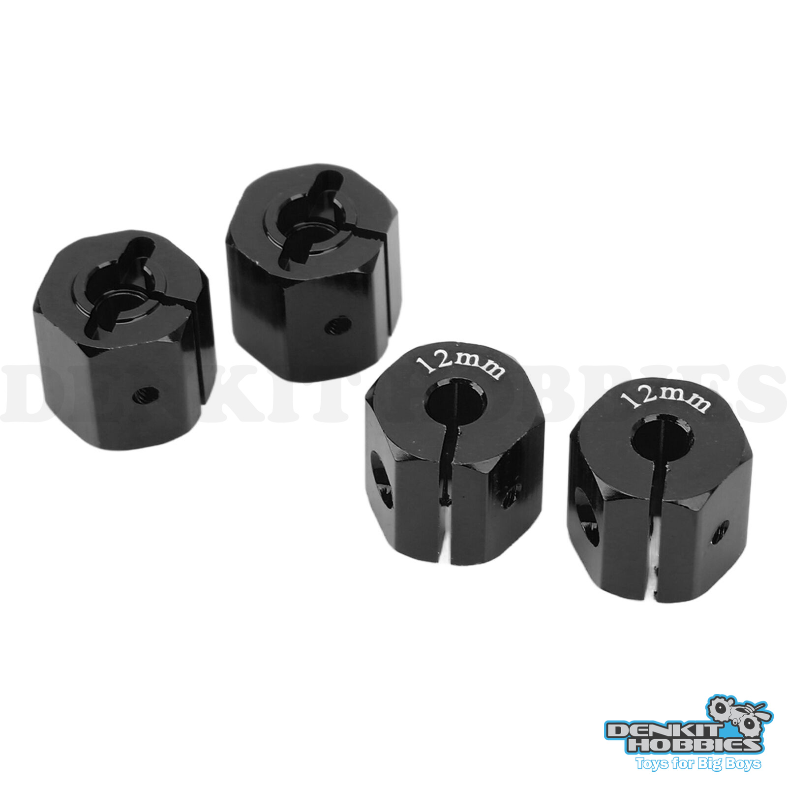12MM HEX EXTENSION HUB ADAPTER BLACK RC CRAWLER 1/10 THUNDER INNOVATIONS