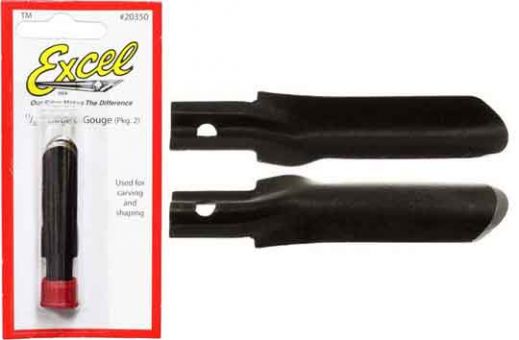 EXCEL LARGE U GOUGE 3/8 2 OFF