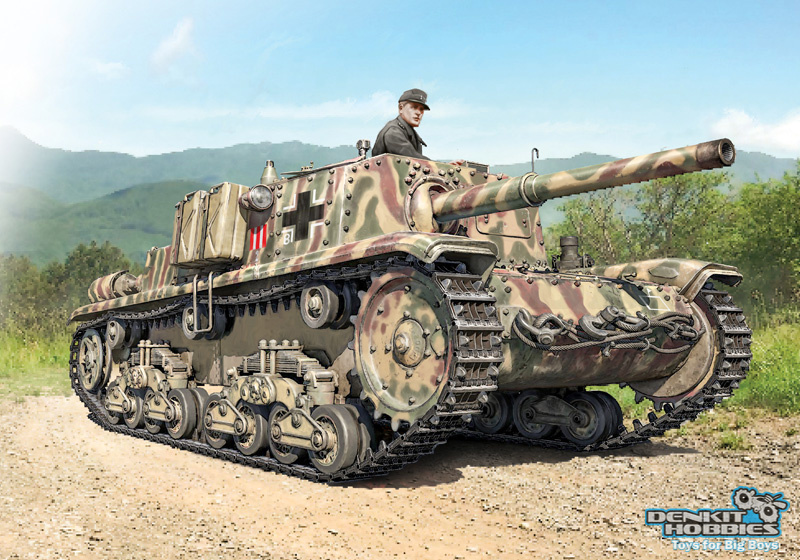 SEMOVENTE M42 DA 75/34 PLASTIC MODEL KIT 1/35 ITALERI