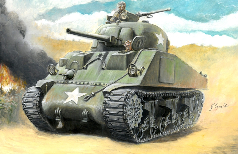 M4 SHERMAN 75MM 1/56 ITALERI