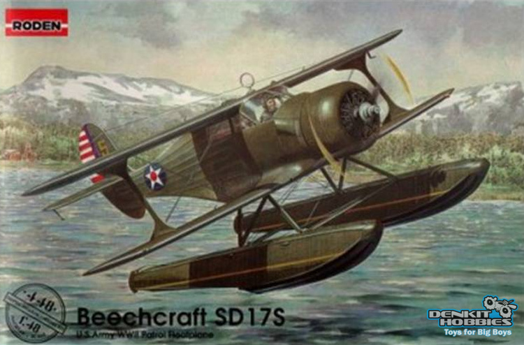 BEECHCRAFT SD17S FLOATPLANE PLASTIC MODEL KIT 1/48 SCALE RODEN