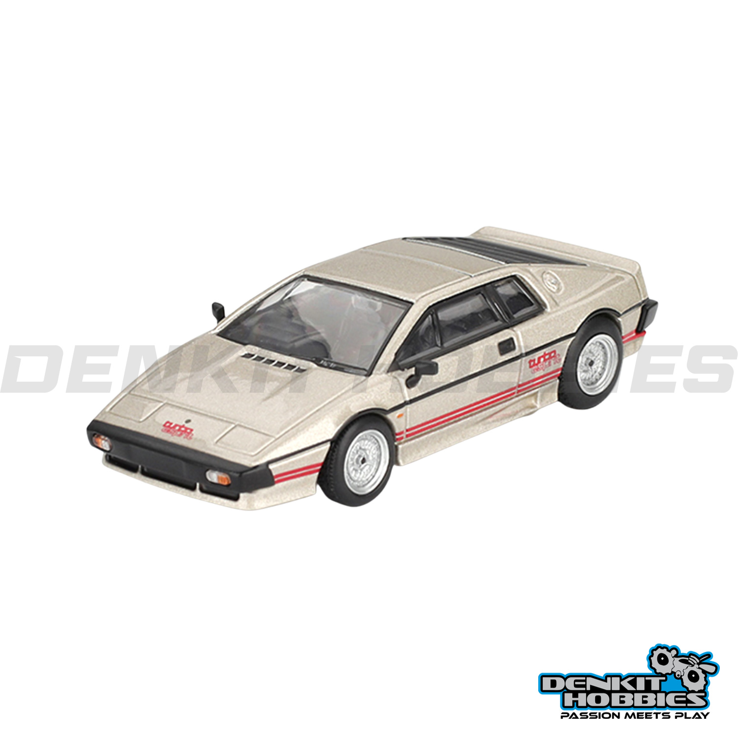 LOTUS ESPRIT TURBO METALLIC SILVER 1/64 SCALE MINI GT