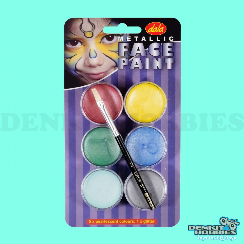 METALLIC FACE PAINT KIT DALA