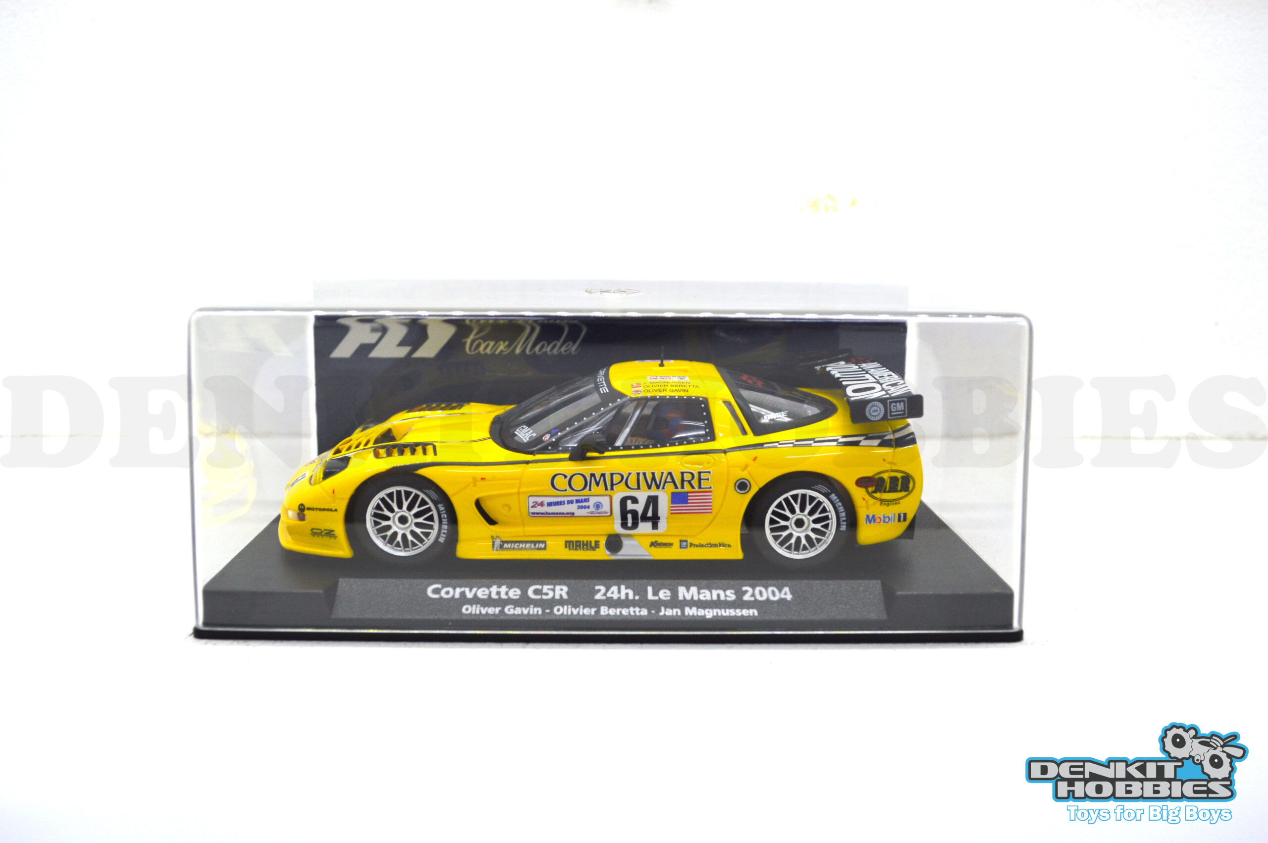 CHEVROLET CORVETTE C5R 24H LE MANS 2004 SLOT CAR 1/32 SCALE FLY