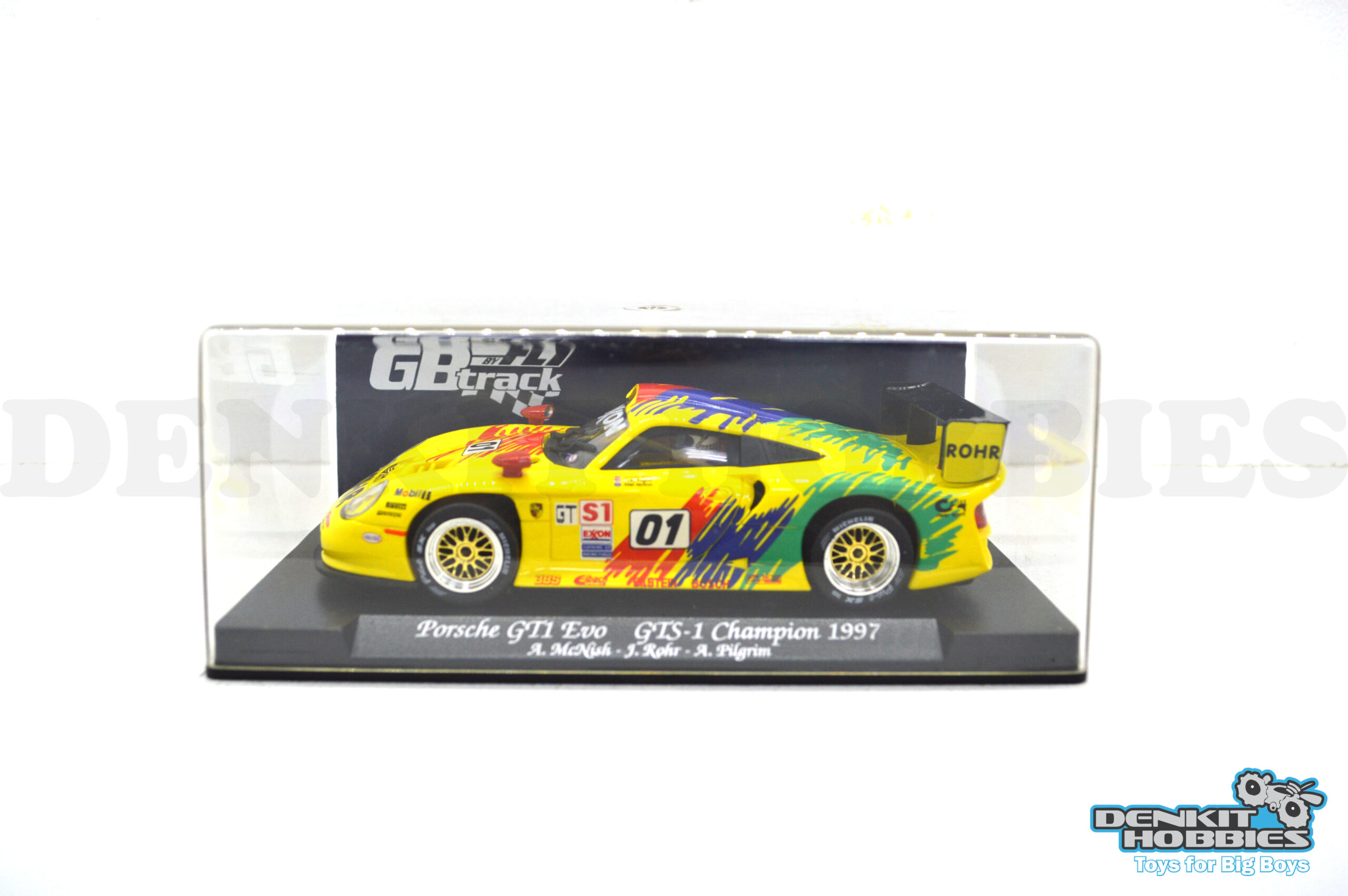 PORSCHE GT1 EVO GTS-1 CHAMPION 1997 SLOT CAR 1/32 SCALE GB TRACK FLY