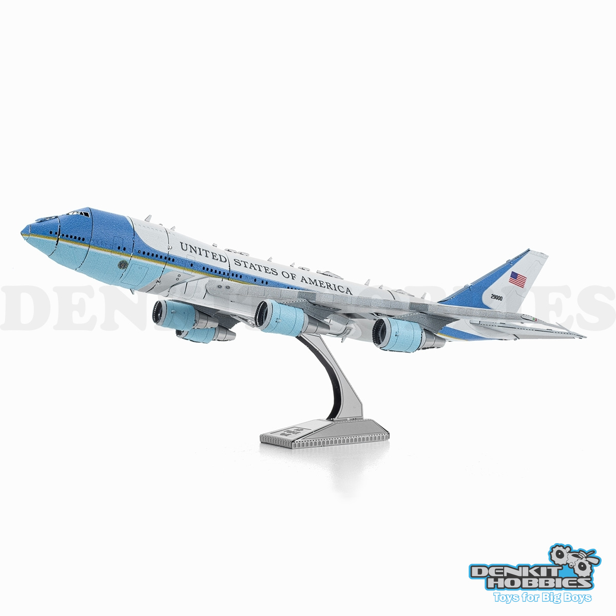AIR FORCE ONE BOEING 747 3D MODEL KIT METAL EARTH