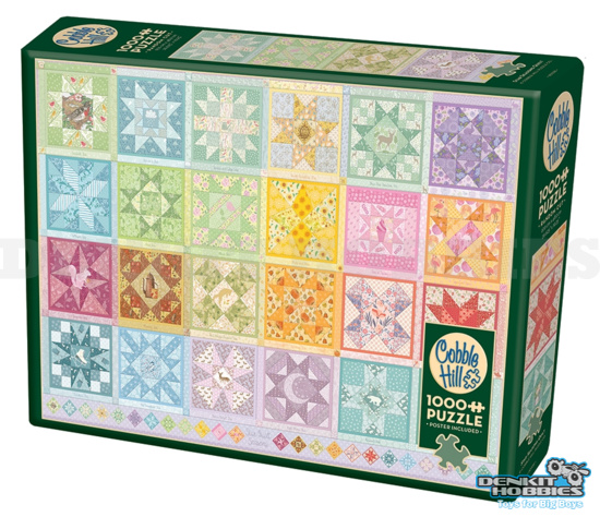 STAR QUILT SEASONS 1000 PIECE PUZZLE COBBLE HILL