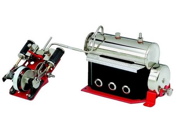 D48 2 CYLINDER MARINE LIVE STEAM ENGINE GAS WILESCO