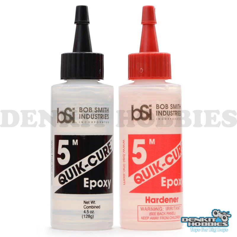 QUICK-CURE 5 MINUTE EPOXY GLUE 128G BSI