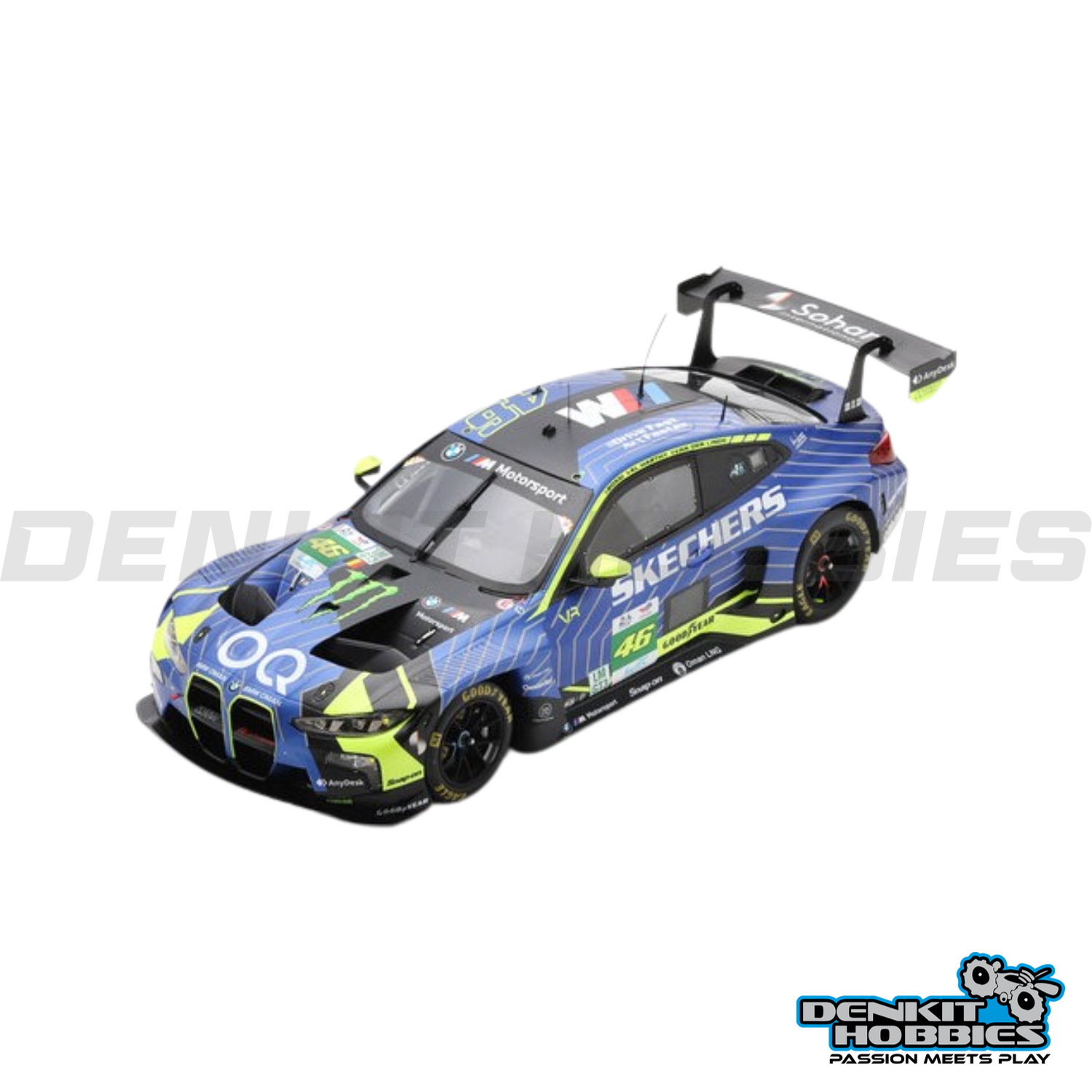 BMW M4 LMGT3 #46 TEAM WRT LE MANS 24HR 2025 1/18 SCALE SPARK