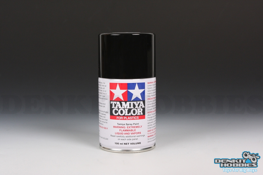 TS-29 SEMI GLOSS BLACK LACQUER SPRAY PAINT 100ML TAMIYA