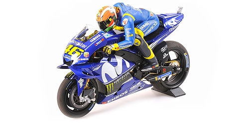 YAMAHA YZR-1 MOVISTAR MUGELLO POLE 2018 ROSSI 1/18 MINICHAMPS