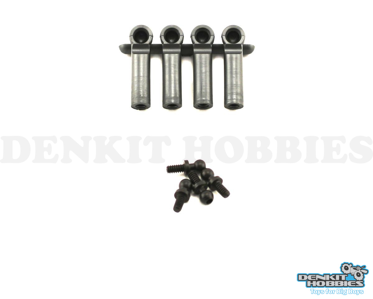 BALL STUDS & ENDS HEAVY DUTY 4-40 X .215' (4) LOSI