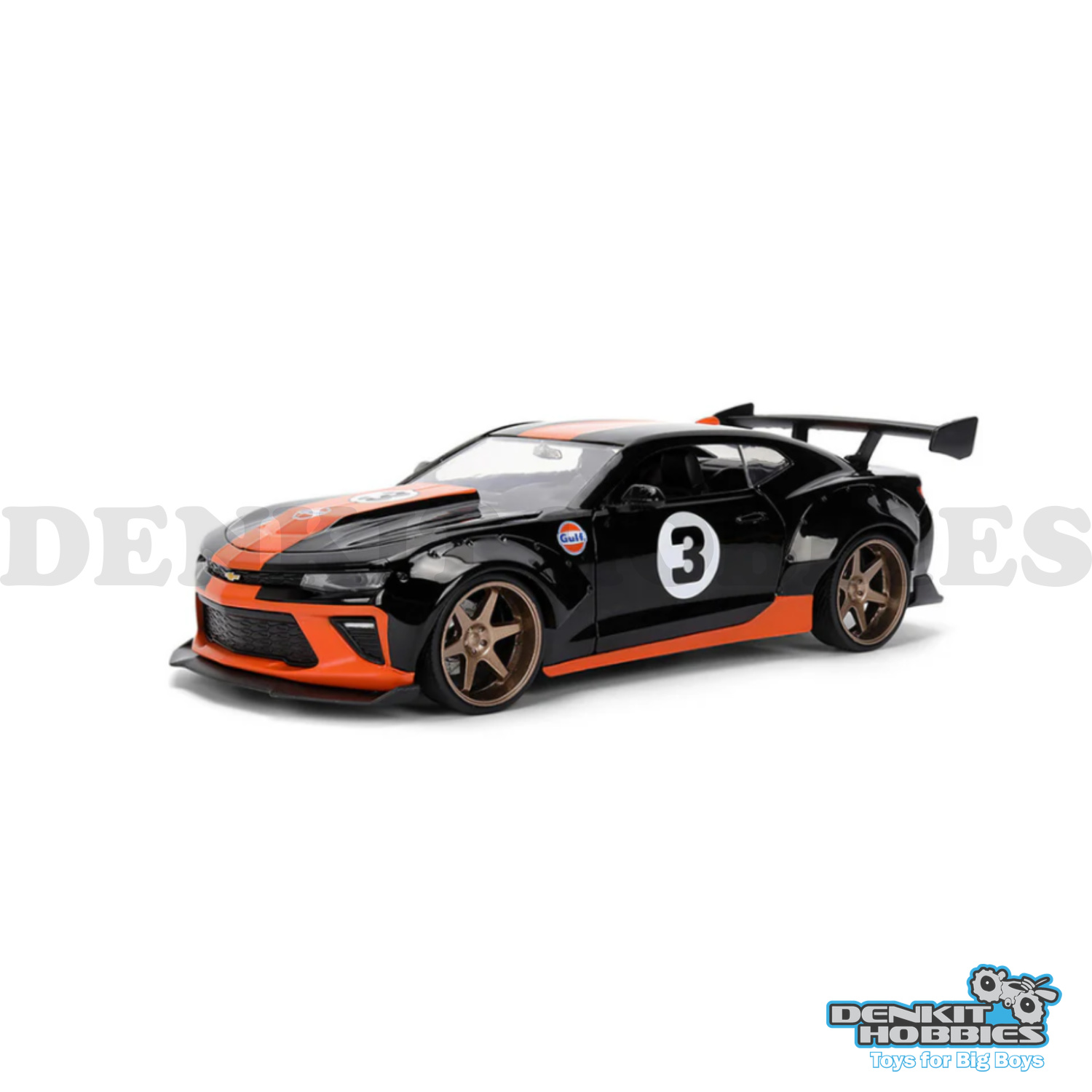 CHEVROLET CAMARO #3 GULF OIL 2016 WIDE BODY SERIES 1/24 SCALE JADA