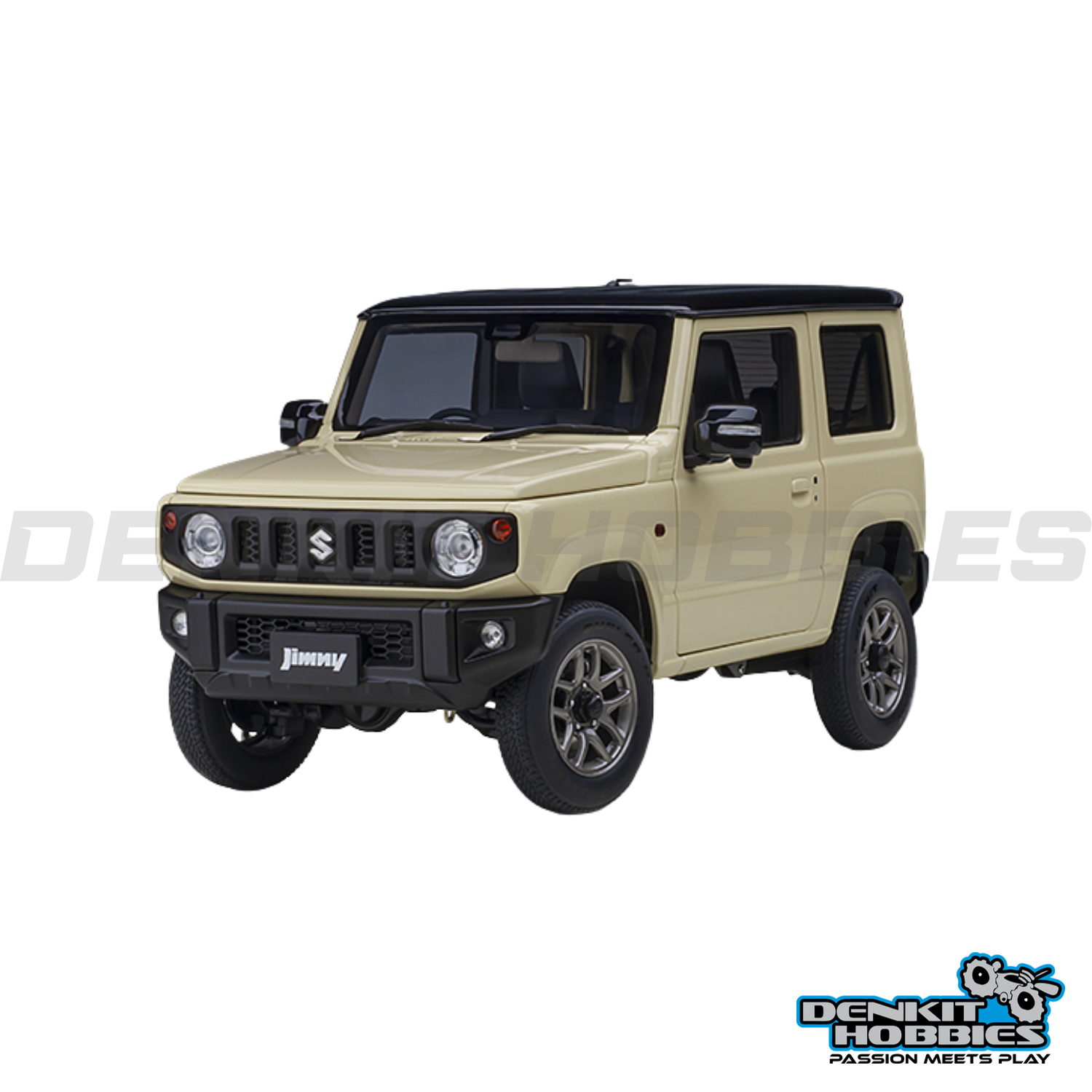 SUZUKI JIMNY JB64 CHIFFON IVORY METALLIC 1/18 SCALE AUTOART