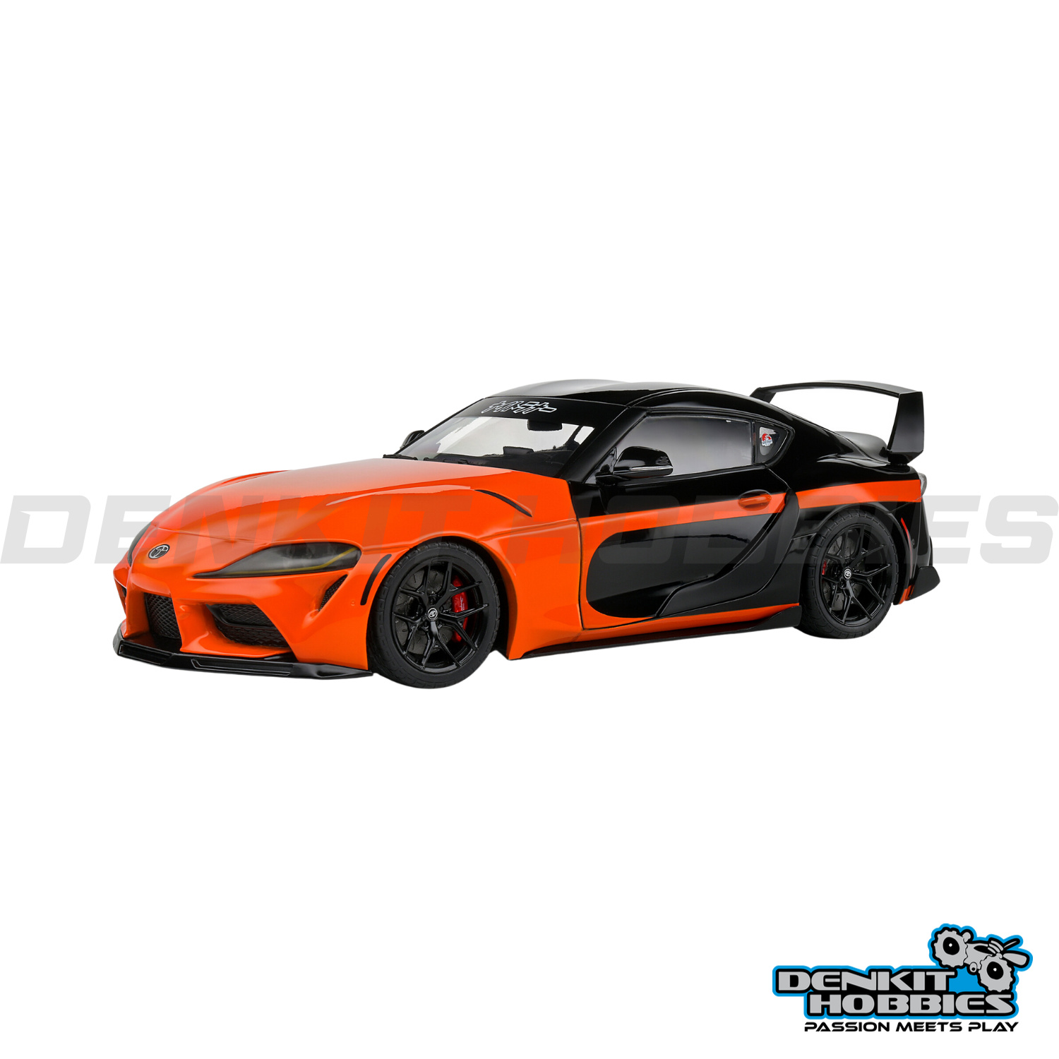 TOYOTA GR SUPRA STREETFIGHTER 2024 ORANGE 1/18 SCALE SOLIDO