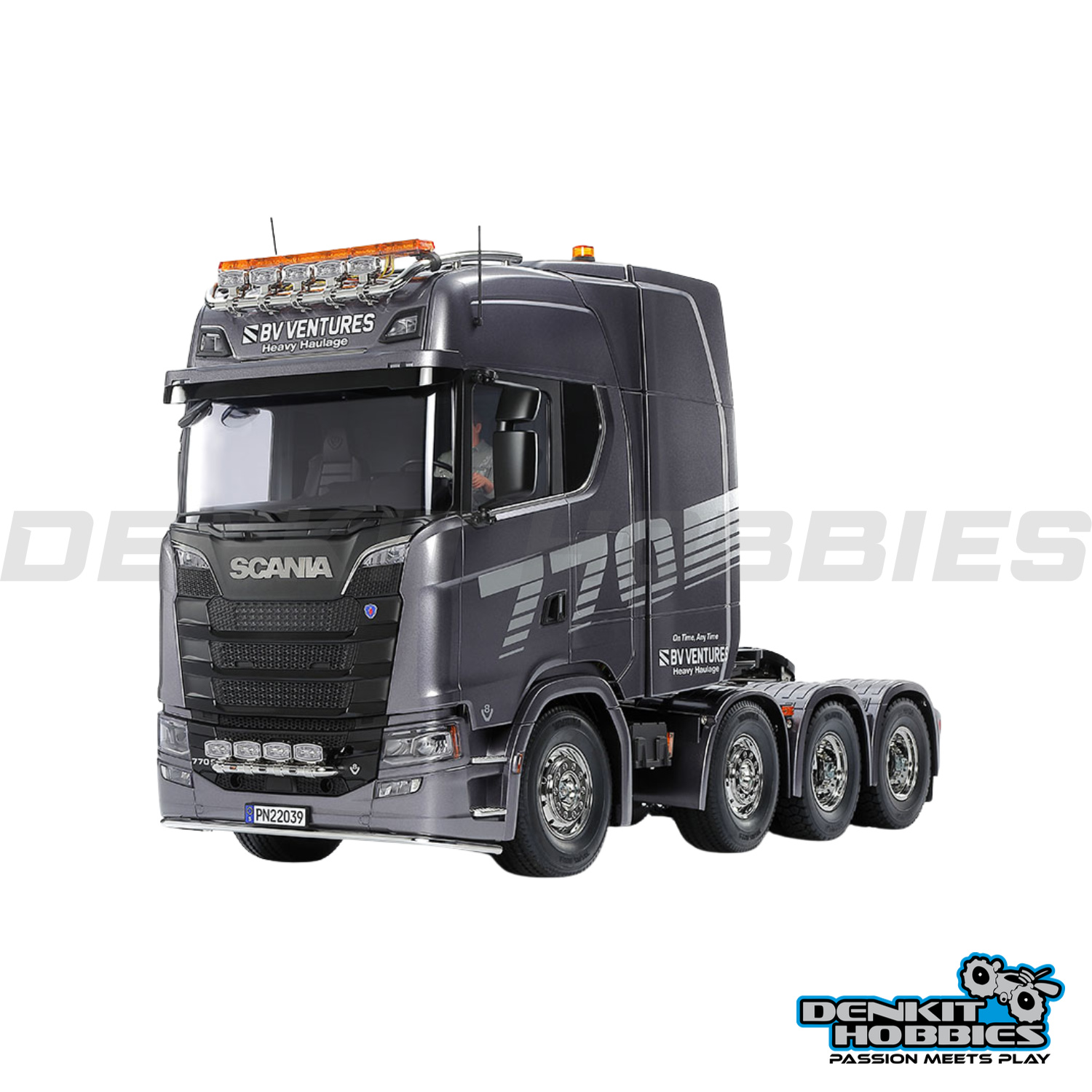 SCANIA 770 S 8X4/4 GUN METAL EDITION RC TRUCK KIT 1/14 SCALE TAMIYA