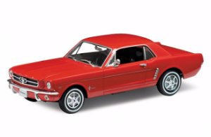 FORD MUSTANG COUPE RED 1964 1/2 1/18
