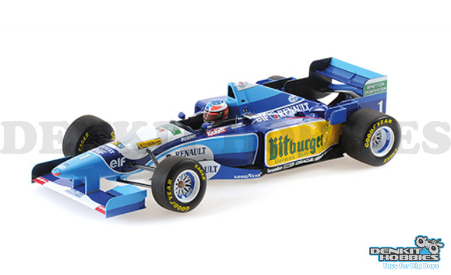 BENETTON RENAULT B195 MICHAEL SCHUMACHER WINNER BELGIAN GP 1995 1/18 SCALE MINICHAMPS