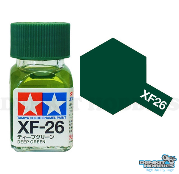 XF-26 DEEP GREEN ENAMEL PAINT 10ML TAMIYA