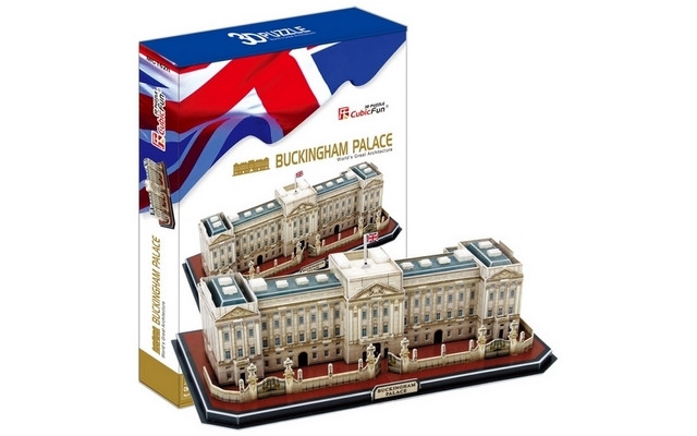 BUCKINGHAM PALACE UK 72 PIECE 3D PUZZLE CUBIC FUN