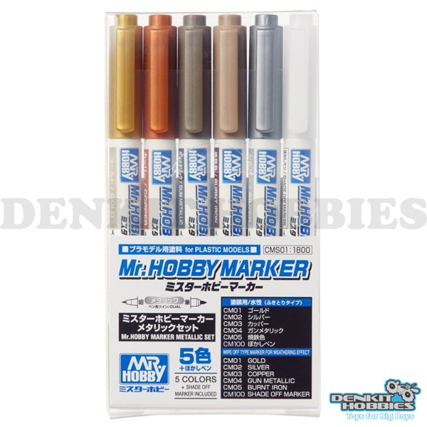 6 COLOUR MARKER SET CMS01 MR HOBBY