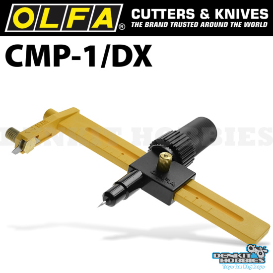 COMPASS CUTTER WITH RATCHET & 10 SPARE BLADES OLFA