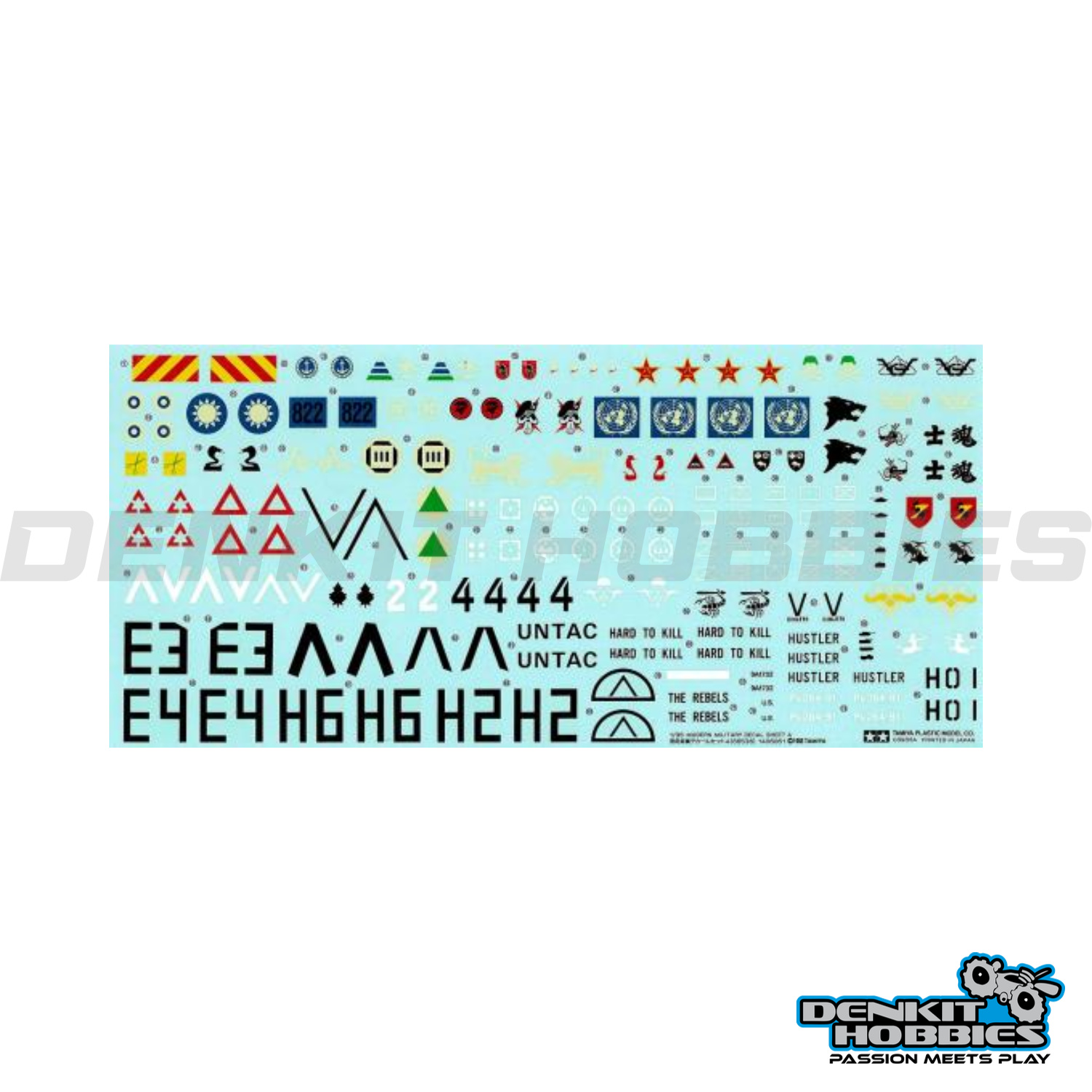 MODERN MILITARY DECAL SHEET A 1/35 SCALE TAMIYA