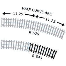 1/2 CURVE LARGE RADUIS