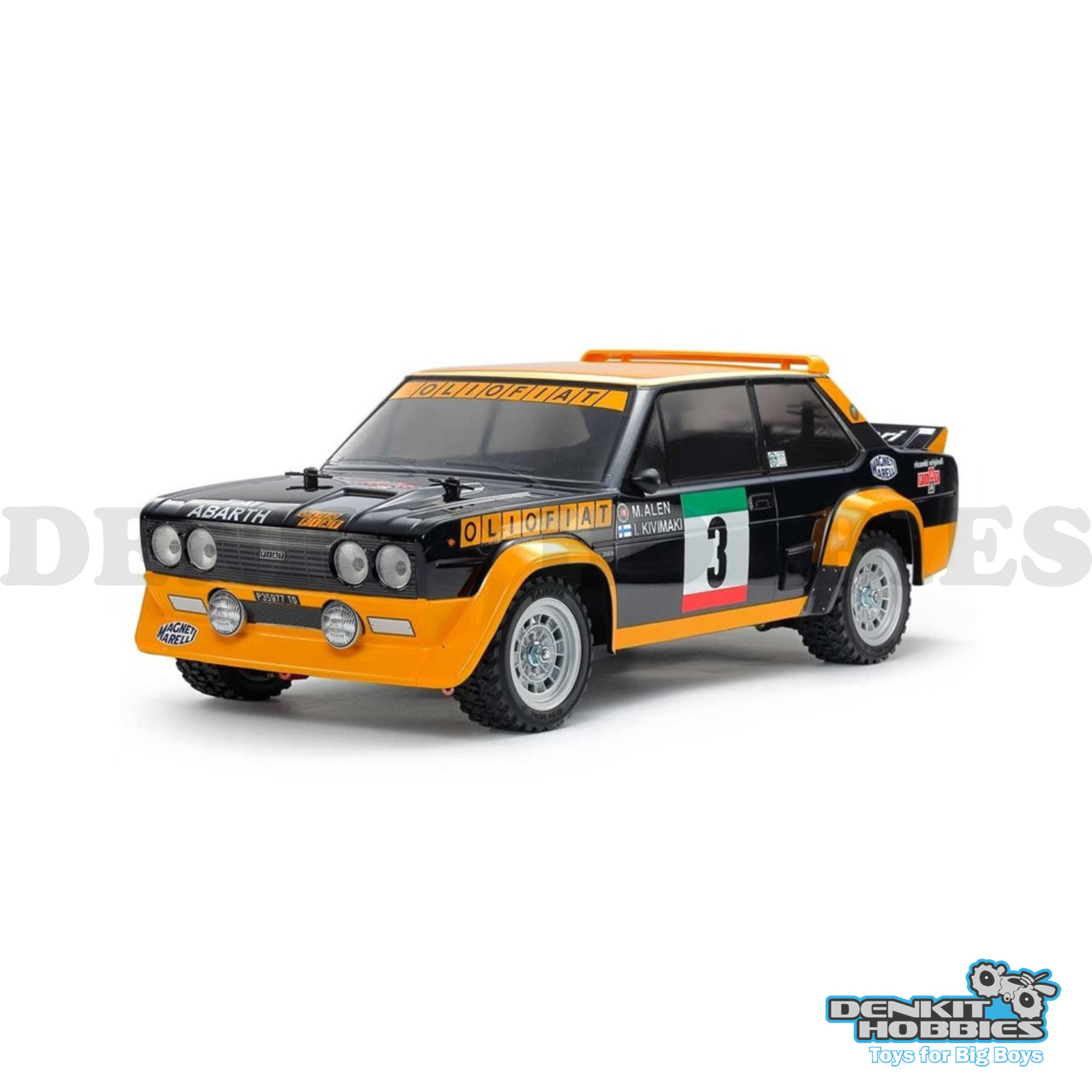 FIAT 131 ABARTH RALLY (MF01X) OLIO FIAT WITH PAINTED BODY RC KIT 1/10 SCALE TAMIYA