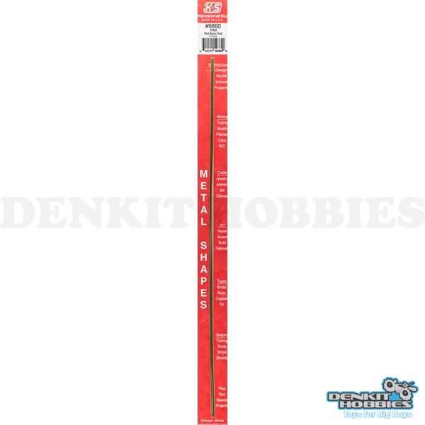 0.5MM ROUND BRASS ROD (5) K&S METALS