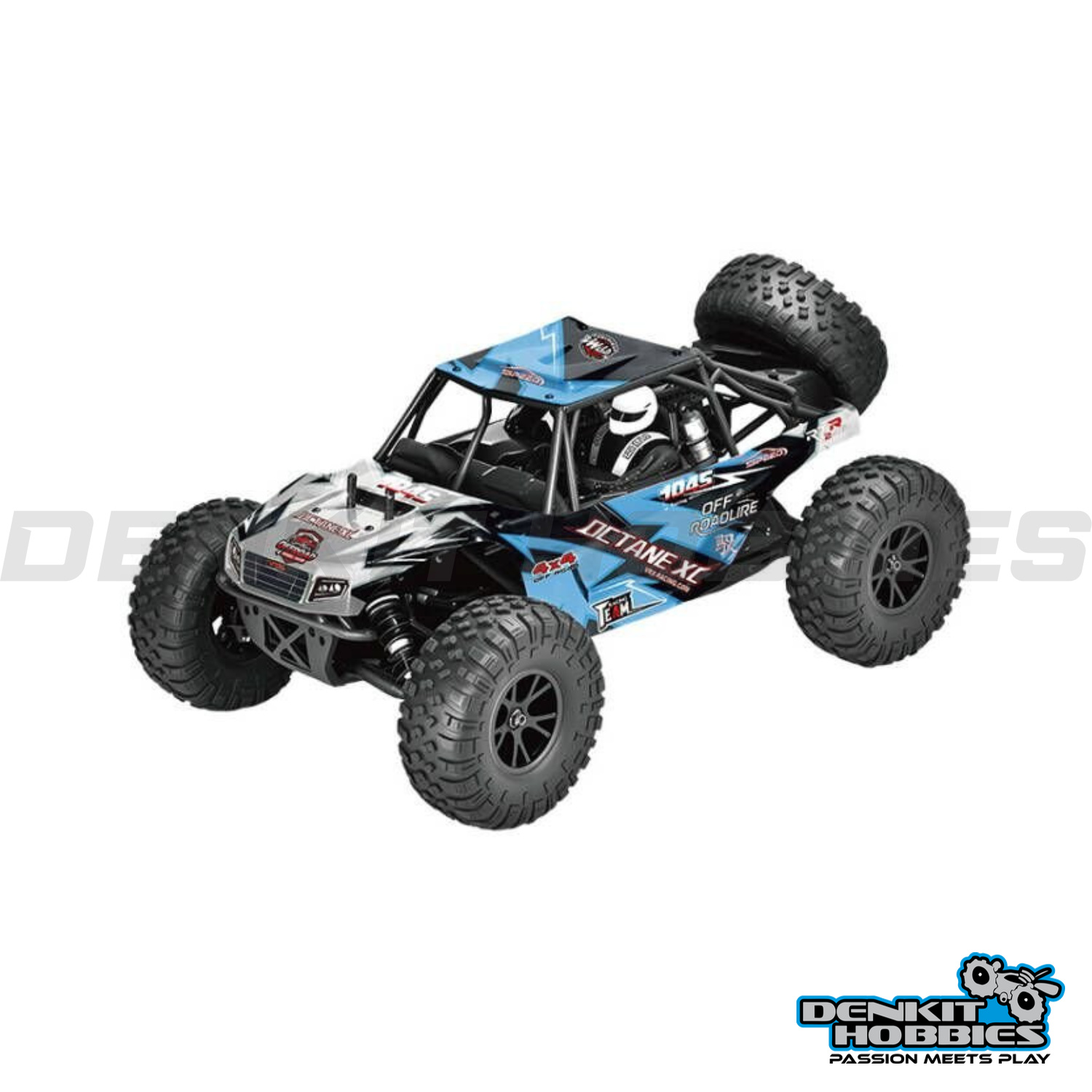 OCTANE XL BRUSHED 4WD READY TO RUN BUGGY BLUE 1/10 SCALE RIVER HOBBY