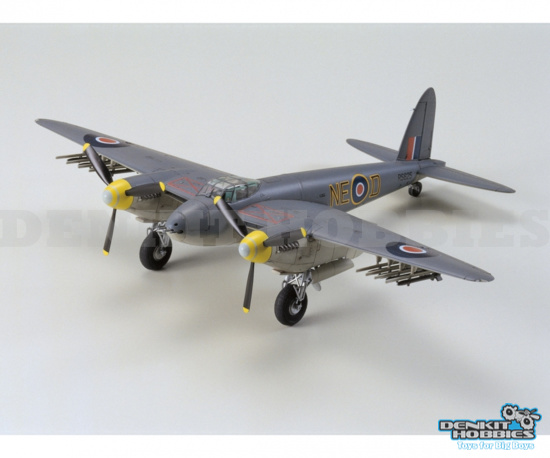 DE HAVILLAND MOSQUITO FB MKVI PLASTIC MODEL KIT 1/72 TAMIYA