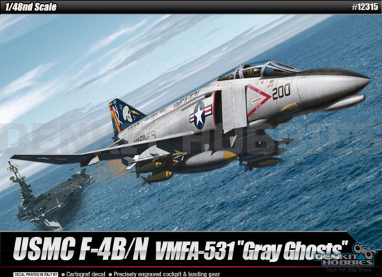F-4B/N VMFA-531 PLASTIC MODEL KIT 1/48 ACADEMY