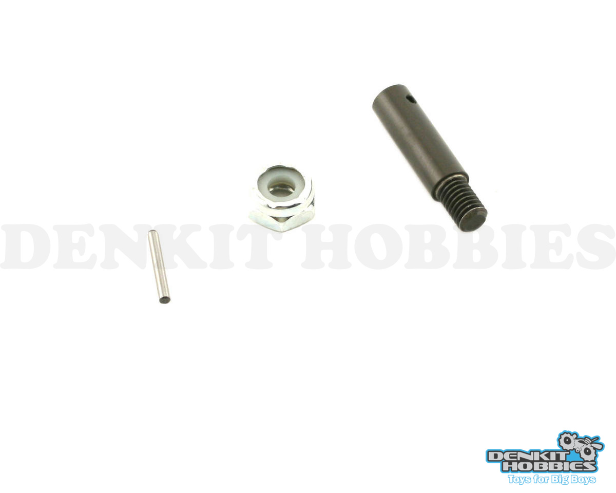 THREADED REAR AXLE ADAPTER & PIN AD2 LOSI