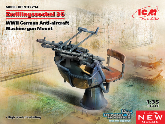 ZWILLINGSSOCKEL 36 PLASTIC MODEL KIT 1/35 ICM MODELS