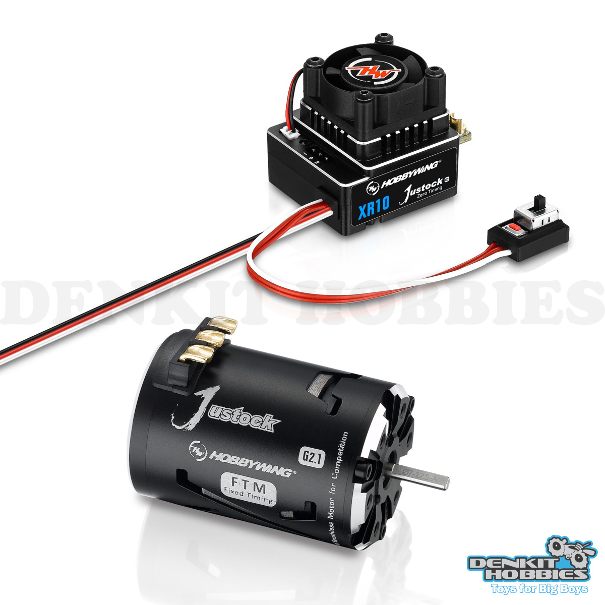 XR10 JUSTOCK G3 ESC & G2.1 SENSORED 13.5T MOTOR COMBO 1/10 HOBBYWING