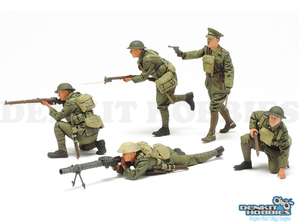 WWI BRITISH INFANTRY SET PLASTIC MODEL KIT 1/35 SCALE TAMIYA