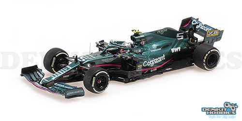 ASTON MARTIN COGNIZANT F1 TEAM AMR21 SEBASTIAN VETTEL MONACO GP 2021 1/43 SCALE MINICHAMPS