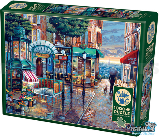 RAINY DAY STROLL 1000 PIECE PUZZLE COBBLE HILL