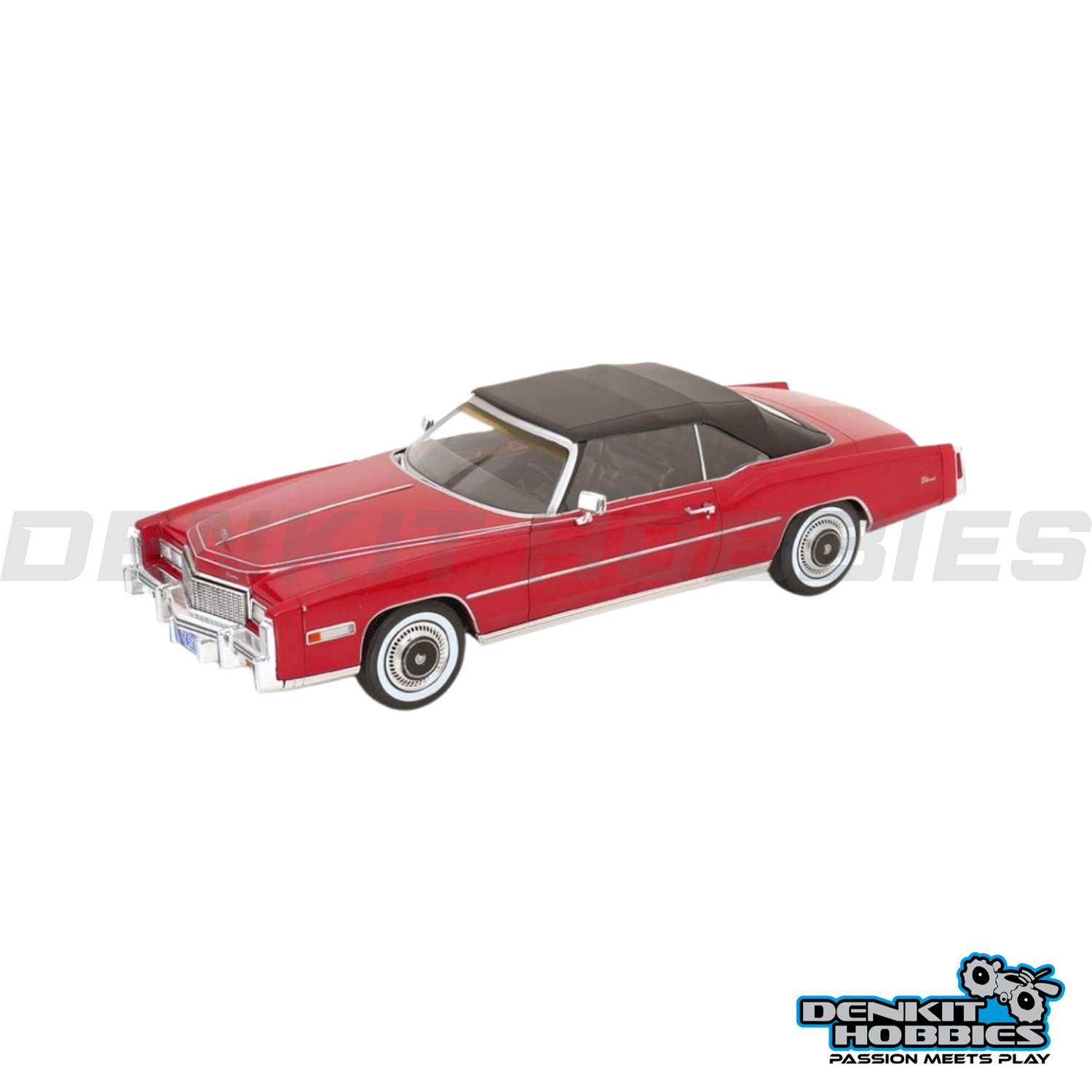 CADILLAC ELDORADO CABRIOLET 1976 RED 1/18 SCALE MODEL CAR GROUP