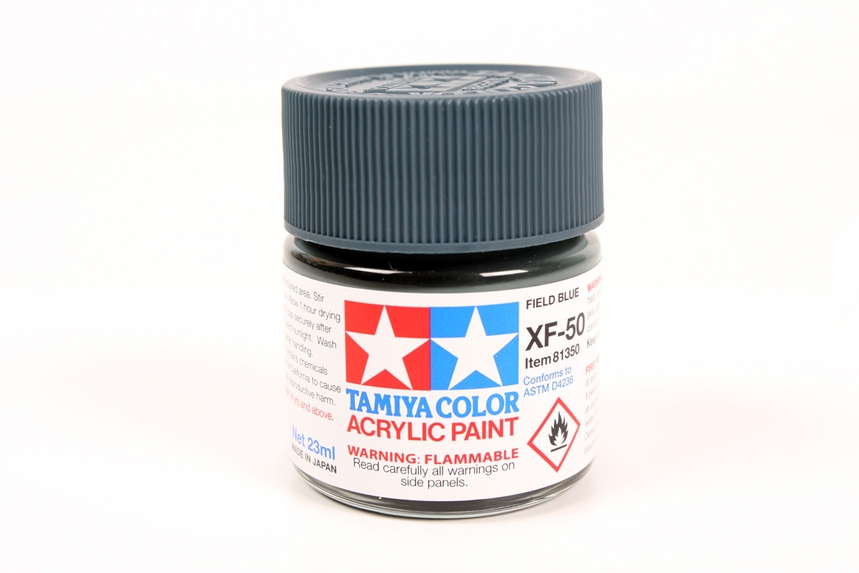 XF-50 FIELD BLUE ACRYLIC PAINT 23ML TAMIYA