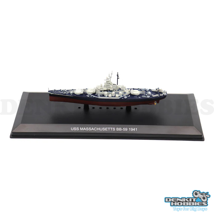 USS MASSACHUSETTS BB-59 1941 BATTLE SHIP 1:1250 SCALE MOTOR CITY CLASSICS