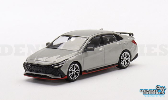 HYUNDAI ELANTRA N CYBER GREY METALLIC 1/64 MINI GT