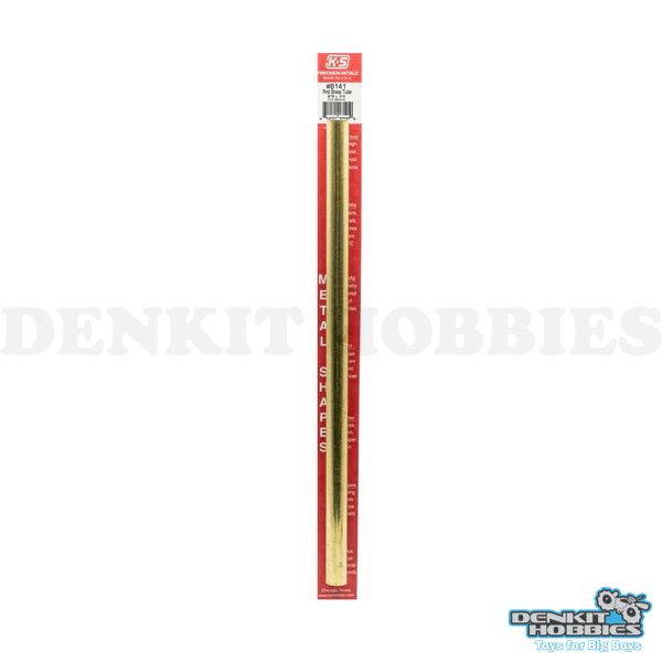 9/16 ROUND BRASS TUBE (1) K&S METALS