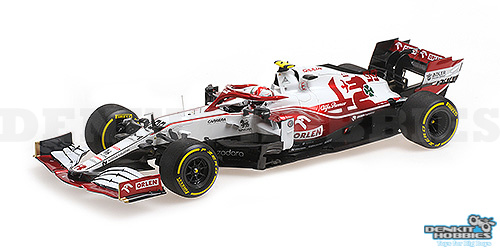 ALFA ROMEO RACING ORLEN C41 ANTONIO GIOVINAZZI BAHRAIN GP 2021 1/18 MINICHAMPS
