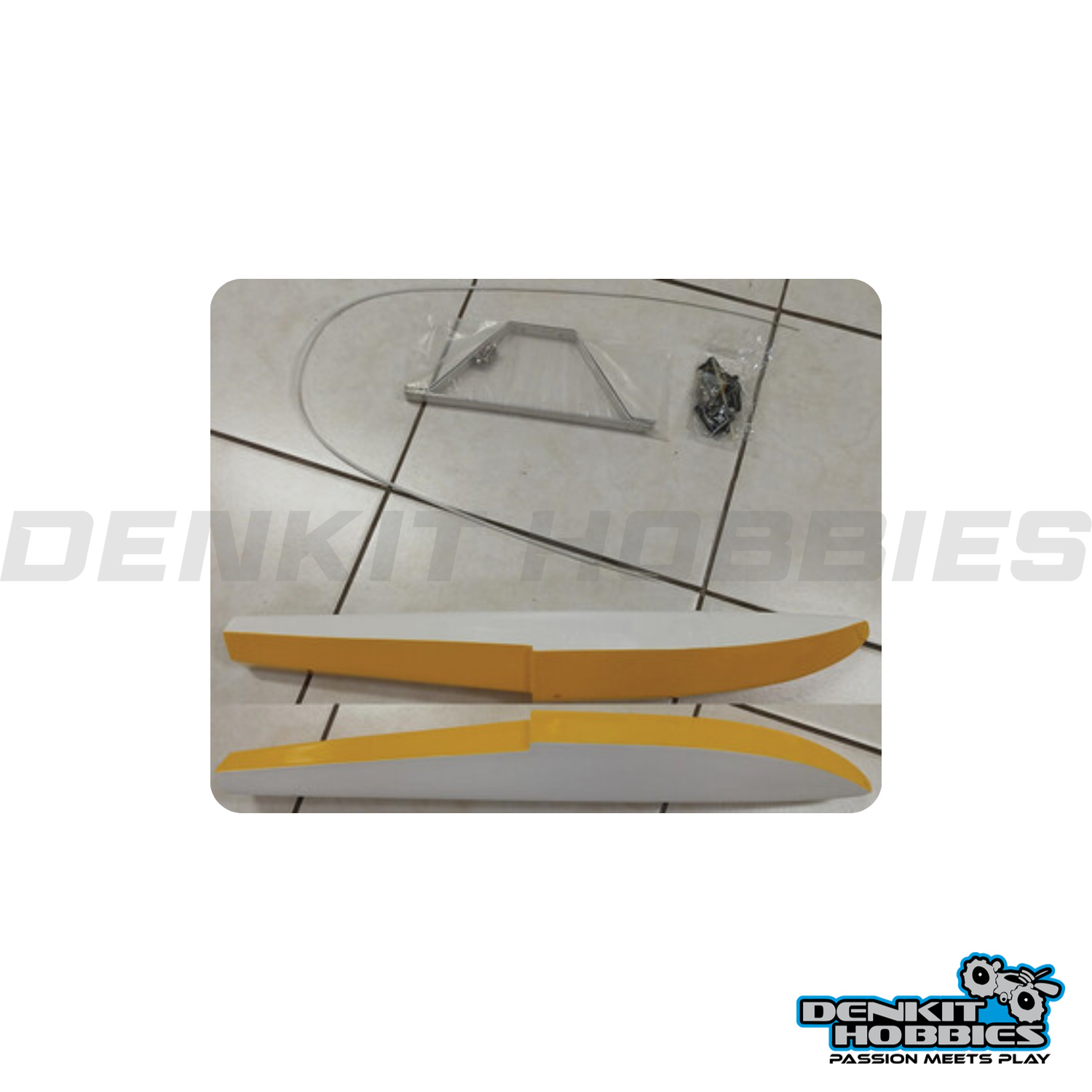 .60 SIZE FLOATS WHITE & YELLOW HAOYE
